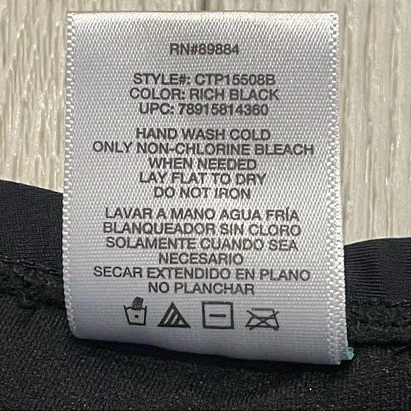 COLLECTIONS by CATALINA Black Swim Shorts Plus Size 2X (18W-20W) - Picture 6 of 7